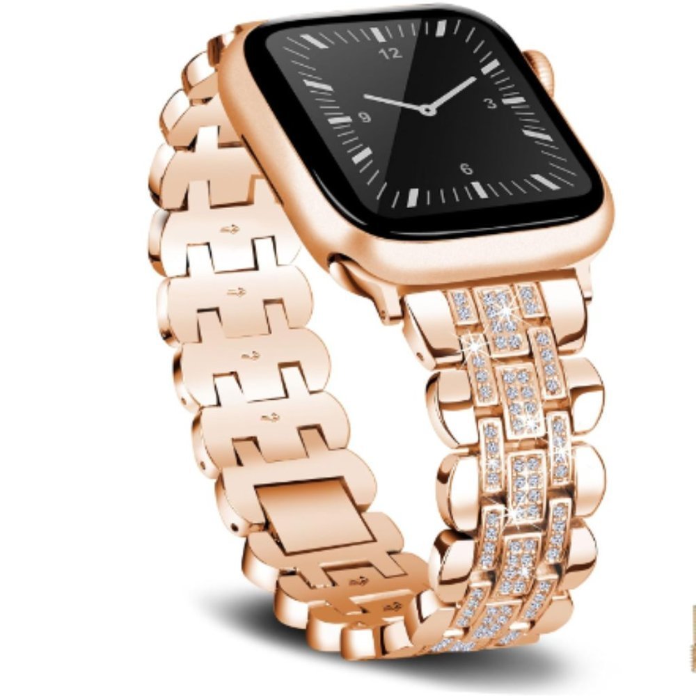 NEW Rose Gold Rhinestone Apple Watch band